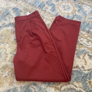 Zara high waisted straight leg trouser
